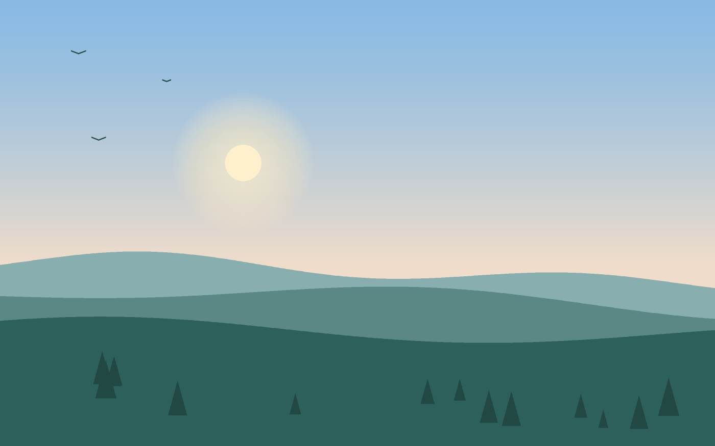 Landschaftsillustration