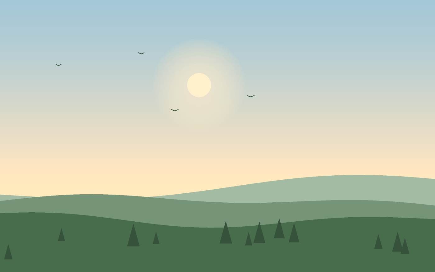 Landschapsillustratie