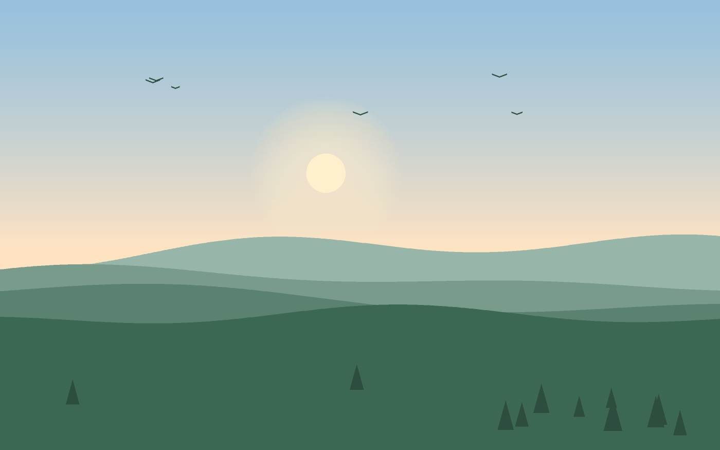 Landschaftsillustration