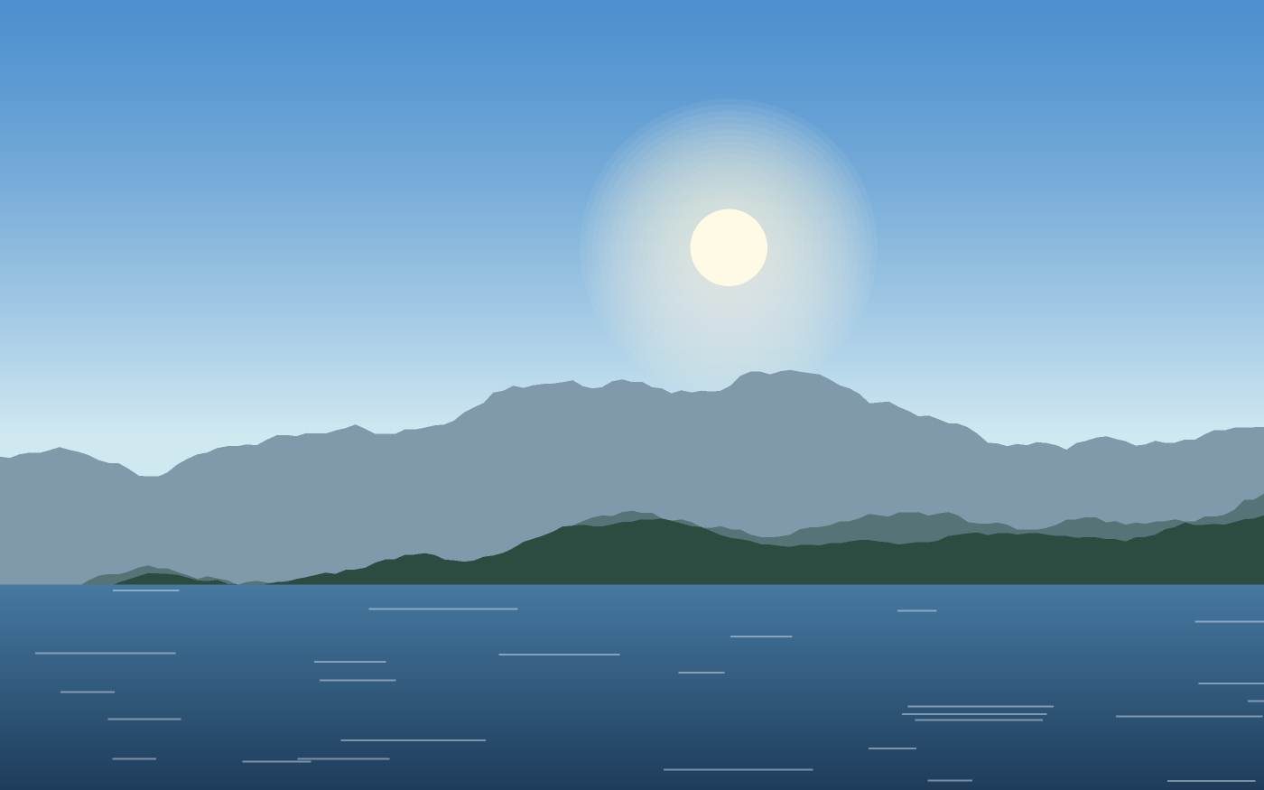 Landschaftsillustration