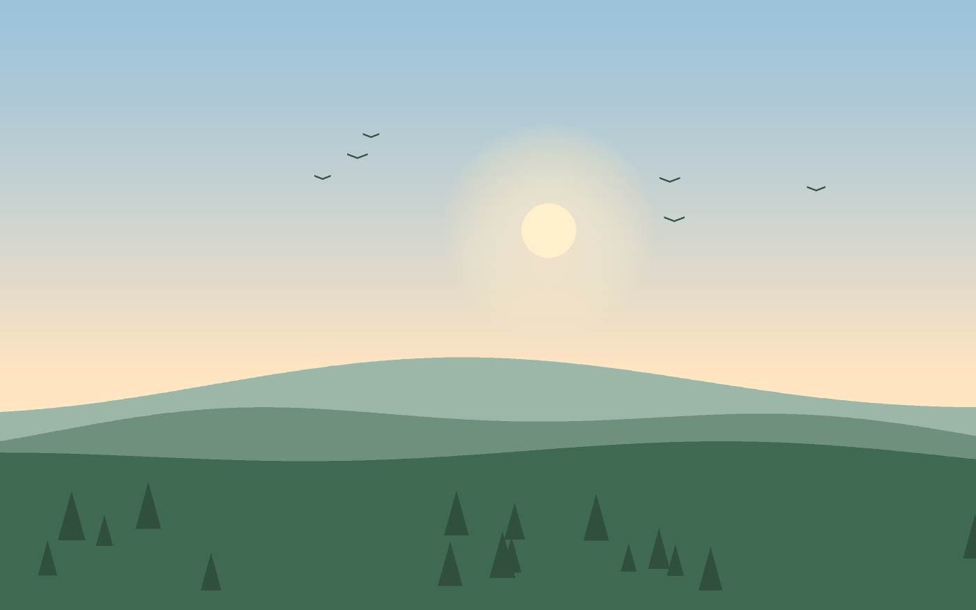 Landschaftsillustration