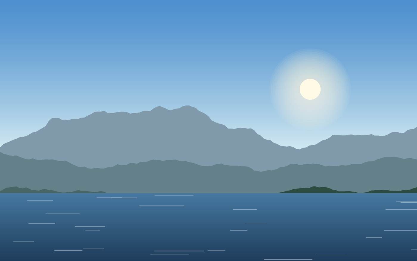 Ilustración de un paisaje