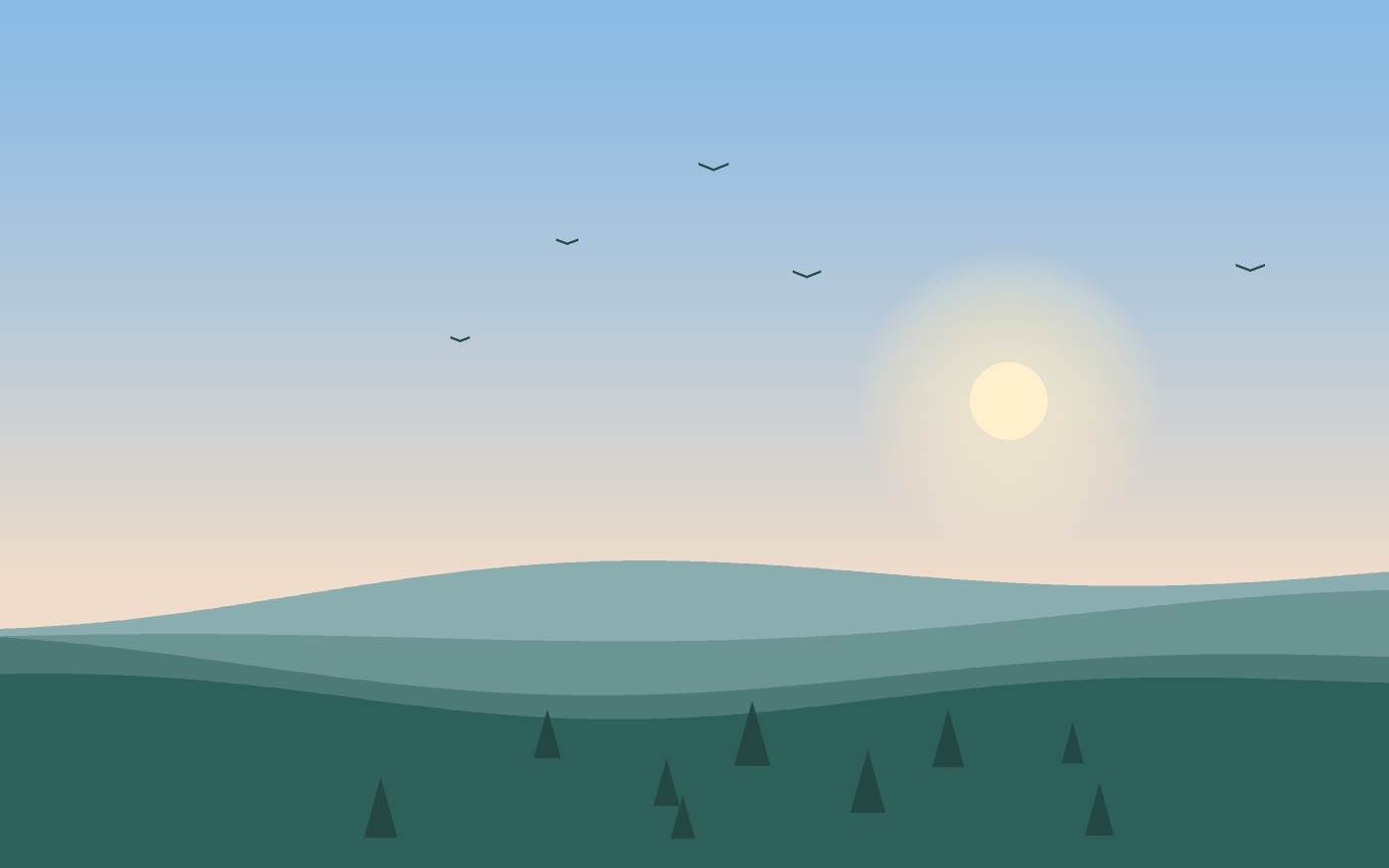 Landschapsillustratie