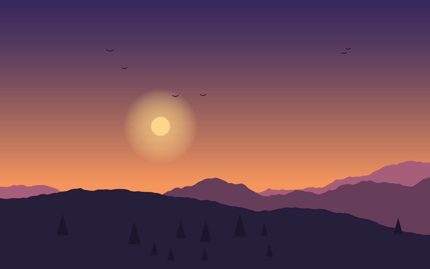 Ilustracja krajobrazu