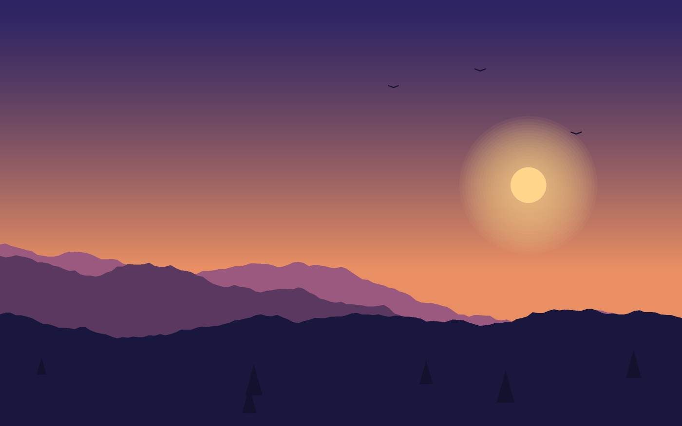 Ilustracja krajobrazu